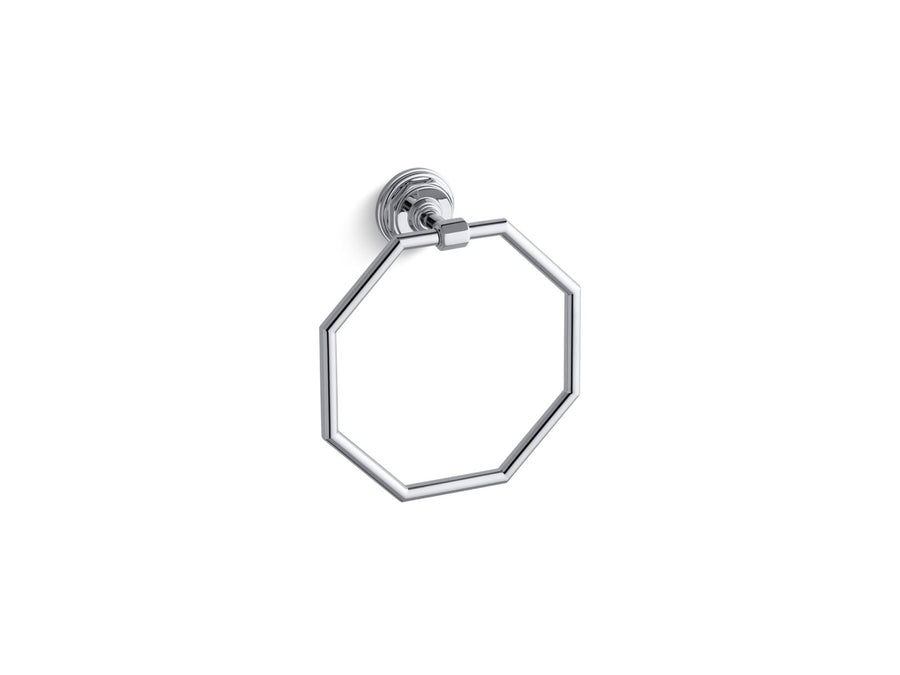 Composed 3' Towel Ring in Polished Chrome