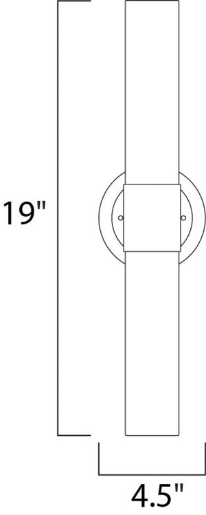 Cilandro 19' 8 Light Wall Sconce in Satin Nickel