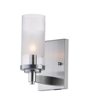 Crescendo 9' Single Light Wall Sconce in Satin Nickel