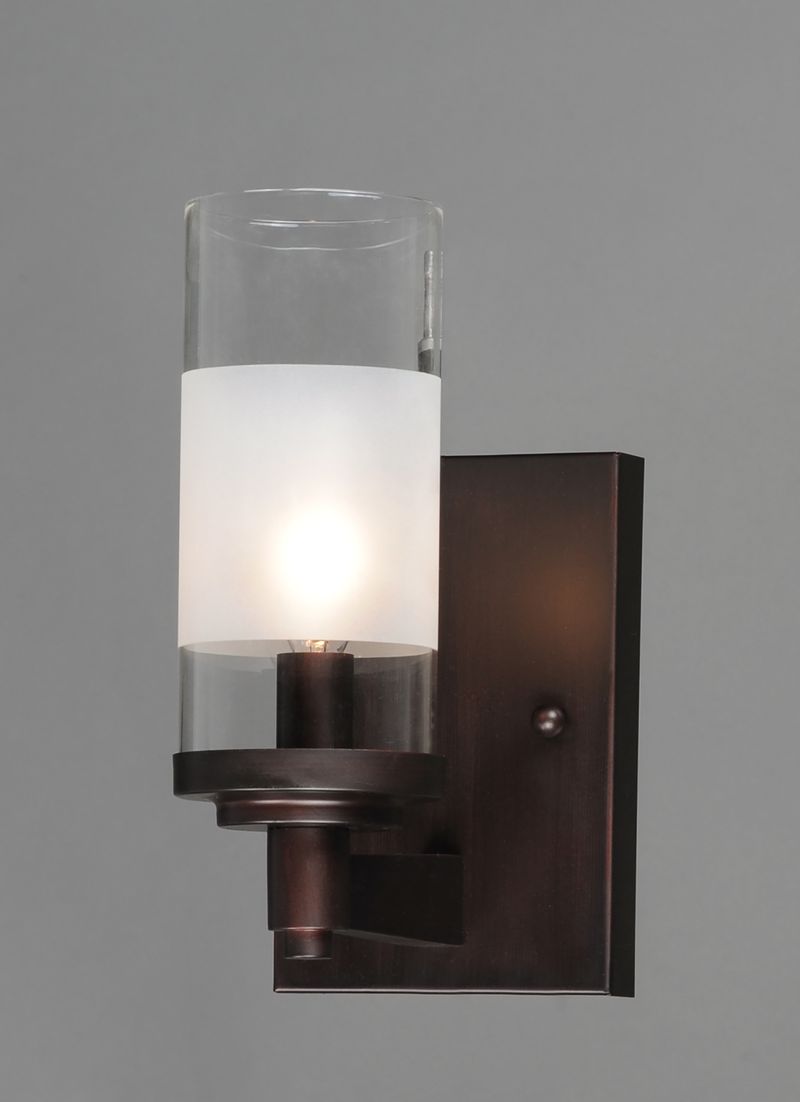 Crescendo 9' Single Light Wall Sconce in Oil Rubbed Bronze