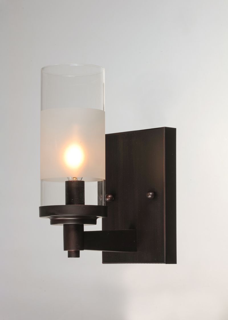 Crescendo 9' Single Light Wall Sconce in Oil Rubbed Bronze