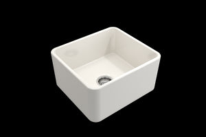 Classico 20' x 18' x 10' Single-Basin Farmhouse Apron Front Kitchen Sink in Biscuit
