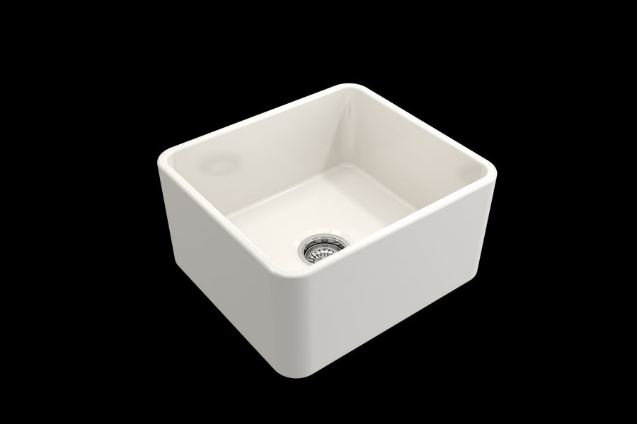 Classico 20' x 18' x 10' Single-Basin Farmhouse Apron Front Kitchen Sink in Biscuit