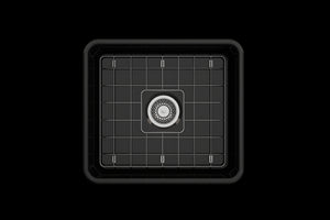 Classico 20' x 18' x 10' Single-Basin Farmhouse Apron Front Kitchen Sink in Black