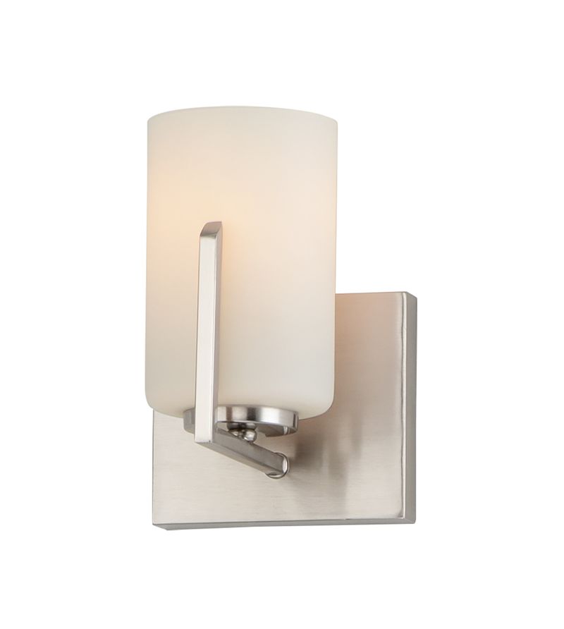Dart 7.75' Single Light Wall Sconce in Satin Nickel