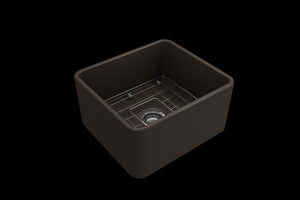 Classico 20' x 18' x 10' Single-Basin Farmhouse Apron Front Kitchen Sink in Matte Brown