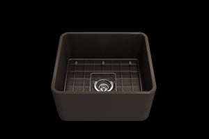 Classico 20' x 18' x 10' Single-Basin Farmhouse Apron Front Kitchen Sink in Matte Brown