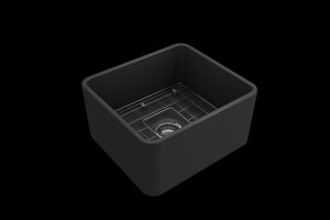 Classico 20' x 18' x 10' Single-Basin Farmhouse Apron Front Kitchen Sink in Matte Dark Gray