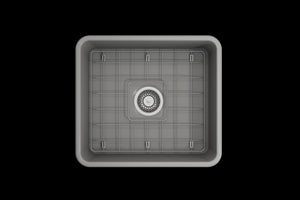 Classico 20' x 18' x 10' Single-Basin Farmhouse Apron Front Kitchen Sink in Matte Gray