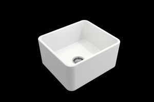 Classico 20' x 18' x 10' Single-Basin Farmhouse Apron Front Kitchen Sink in Matte White