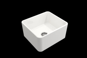 Classico 20' x 18' x 10' Single-Basin Farmhouse Apron Front Kitchen Sink in White