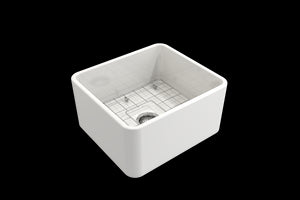 Classico 20' x 18' x 10' Single-Basin Farmhouse Apron Front Kitchen Sink in White