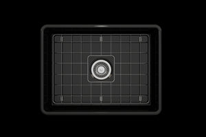 Classico 24' x 18' x 10' Single-Basin Farmhouse Apron Front Kitchen Sink in Black