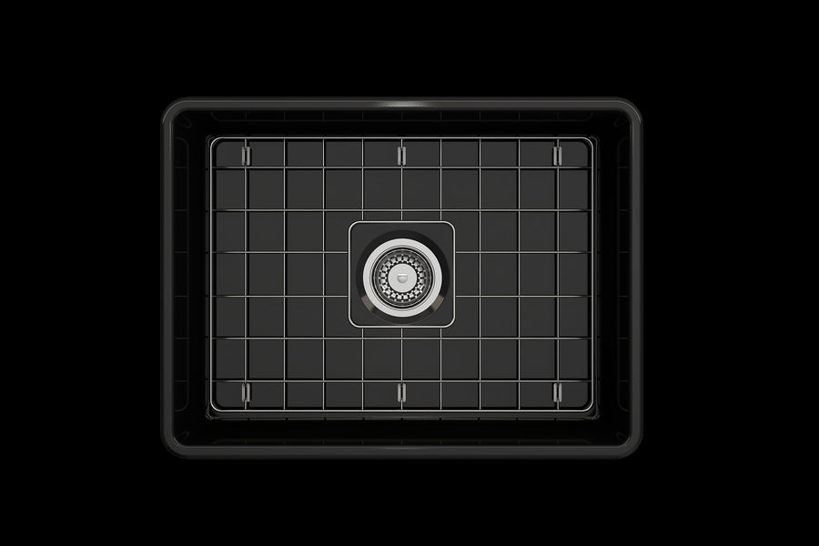 Classico 24' x 18' x 10' Single-Basin Farmhouse Apron Front Kitchen Sink in Black