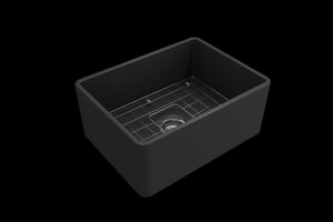 Classico 24' x 18' x 10' Single-Basin Farmhouse Apron Front Kitchen Sink in Matte Dark Gray