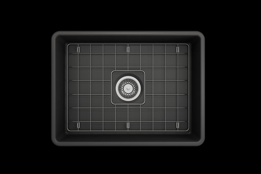 Classico 24' x 18' x 10' Single-Basin Farmhouse Apron Front Kitchen Sink in Matte Dark Gray