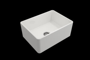 Classico 24' x 18' x 10' Single-Basin Farmhouse Apron Front Kitchen Sink in White