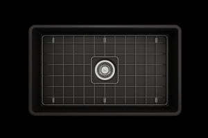 Classico 30' x 18' x 10' Single-Basin Farmhouse Apron Front Kitchen Sink in Matte Black