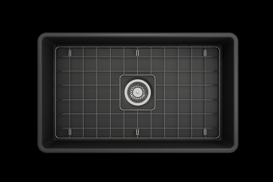 Classico 30' x 18' x 10' Single-Basin Farmhouse Apron Front Kitchen Sink in Matte Dark Gray