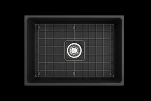 Contempo 27' x 19' x 10' Single-Basin Farmhouse Apron Front Kitchen Sink in Matte Dark Gray