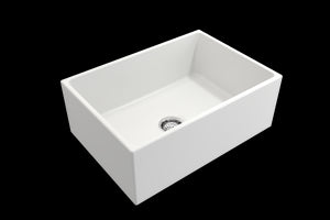 Contempo 27' x 19' x 10' Single-Basin Farmhouse Apron Front Kitchen Sink in Matte White