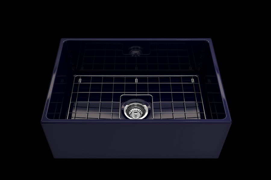 Contempo 27' x 19' x 10' Single-Basin Farmhouse Apron Front Kitchen Sink in Sapphire Blue