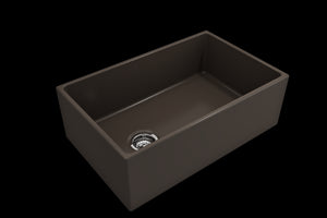 Contempo 30' x 19' x 10' Single-Basin Farmhouse Apron Front Kitchen Sink in Matte Brown