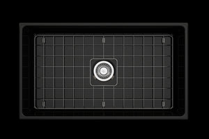 Contempo 33' x 19' x 10' Single-Basin Farmhouse Apron Front Kitchen Sink in Black