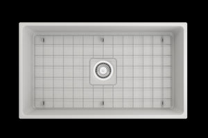 Contempo 33' x 19' x 10' Single-Basin Farmhouse Apron Front Kitchen Sink in Matte White