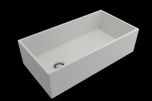 Contempo 36' x 19' x 10' Single-Basin Farmhouse Apron Front Kitchen Sink in Matte White