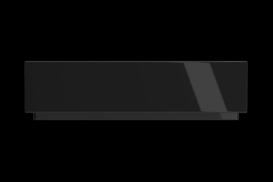 Nuova 34' x 24' x 10' Double-Basin Farmhouse Apron Front Kitchen Sink in Black