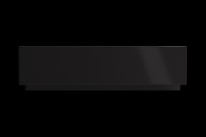 Nuova 34' x 24' x 10' Double-Basin Farmhouse Apron Front Kitchen Sink in Matte Black