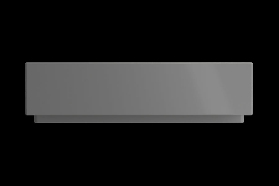 Nuova 34' x 24' x 10' Double-Basin Farmhouse Apron Front Kitchen Sink in Matte Gray