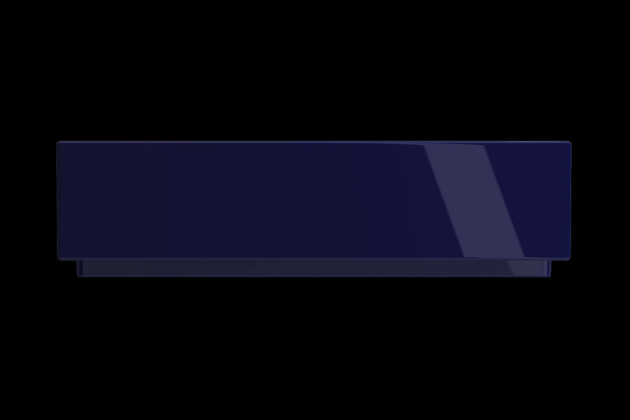 Nuova 34' x 24' x 10' Double-Basin Farmhouse Apron Front Kitchen Sink in Sapphire Blue