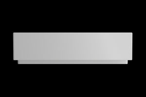 Nuova 34' x 24' x 10' Single-Basin Farmhouse Apron Front Kitchen Sink in Matte White