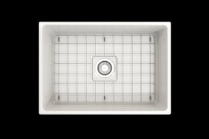 Vigneto 27' x 19' x 10' Single-Basin Farmhouse Apron Front Kitchen Sink in White