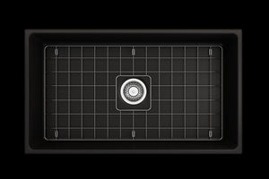 Vigneto 33' x 19' x 10' Single-Basin Farmhouse Apron Front Kitchen Sink in Matte Black