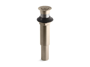 Grid Drain in Vibrant Brushed Bronze (2.13' x 2.13' x 8.94')