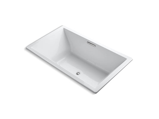 Underscore Rectangle 72" Acrylic Drop-In Bathtub in White