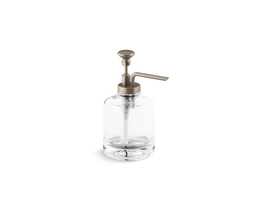 Artifacts Soap Dispenser in Vibrant Brushed Bronze
