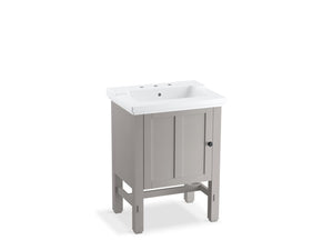 Tresham Mohair Grey Freestanding Vanity (35.25' x 21' x 8.13')