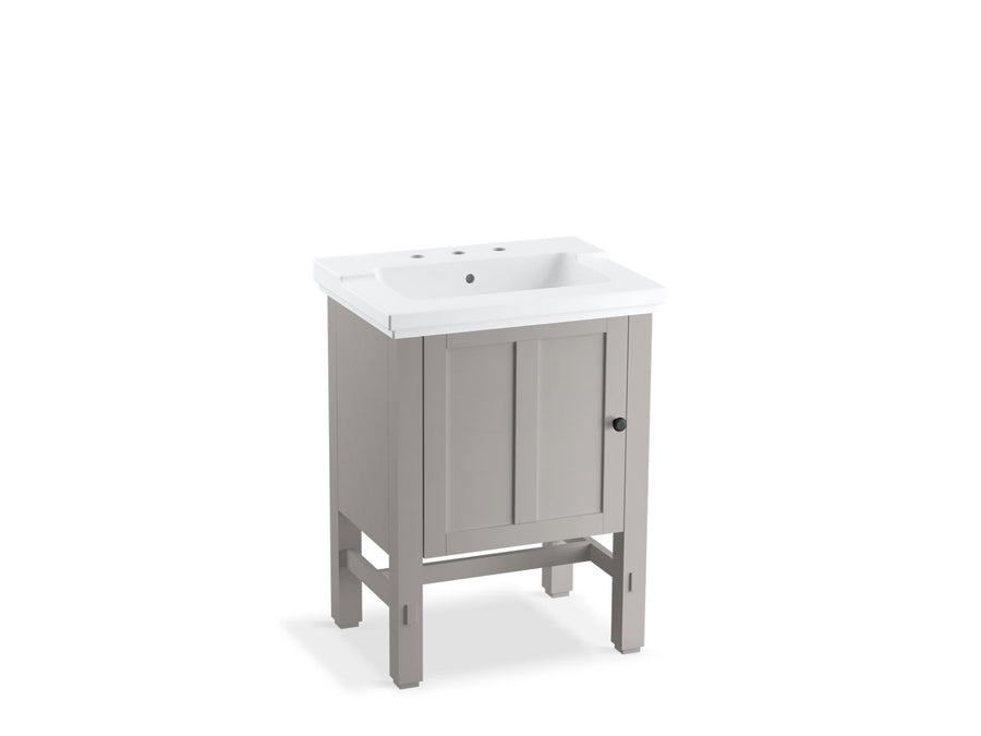 Tresham Mohair Grey Freestanding Vanity (35.25' x 21' x 8.13')