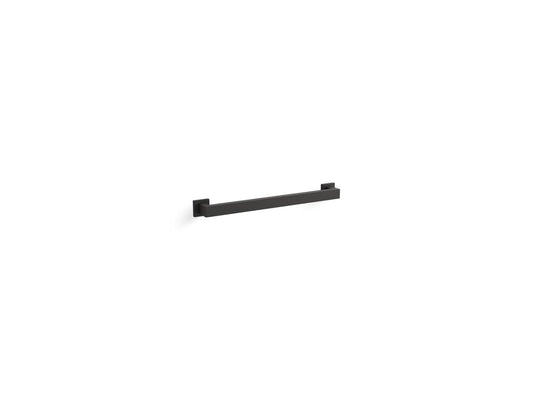 Square 20" Grab Bars in Matte Black