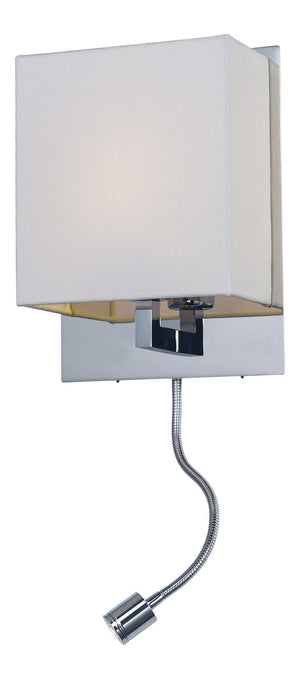 Hotel 24' Single Light Wall Sconce in Polished Chrome