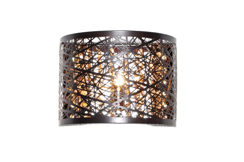 Inca 6' Single Light Wall Sconce in Bronze