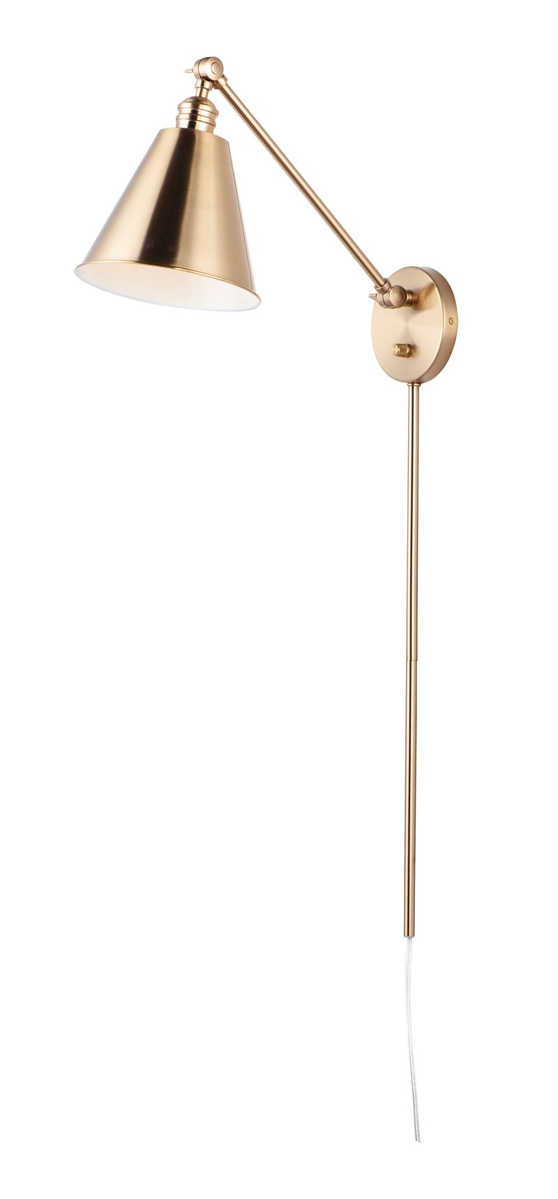 Library 32.25' Single Light Wall Sconce in Heritage