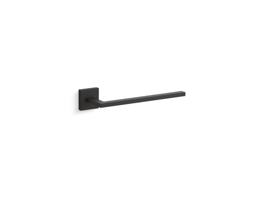 Square 2" Towel Arm in Matte Black