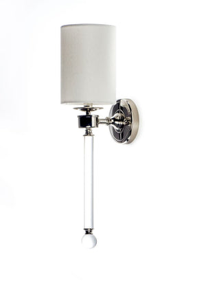 Lucent 21' Single Light Wall Sconce in Polished Nickel