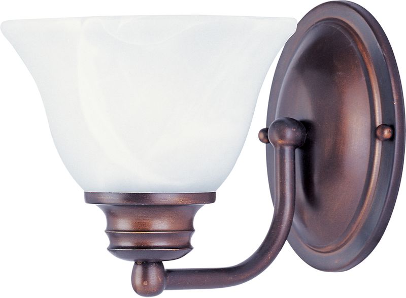 Malaga 6.5' Single Light Wall Sconce in Oil Rubbed Bronze