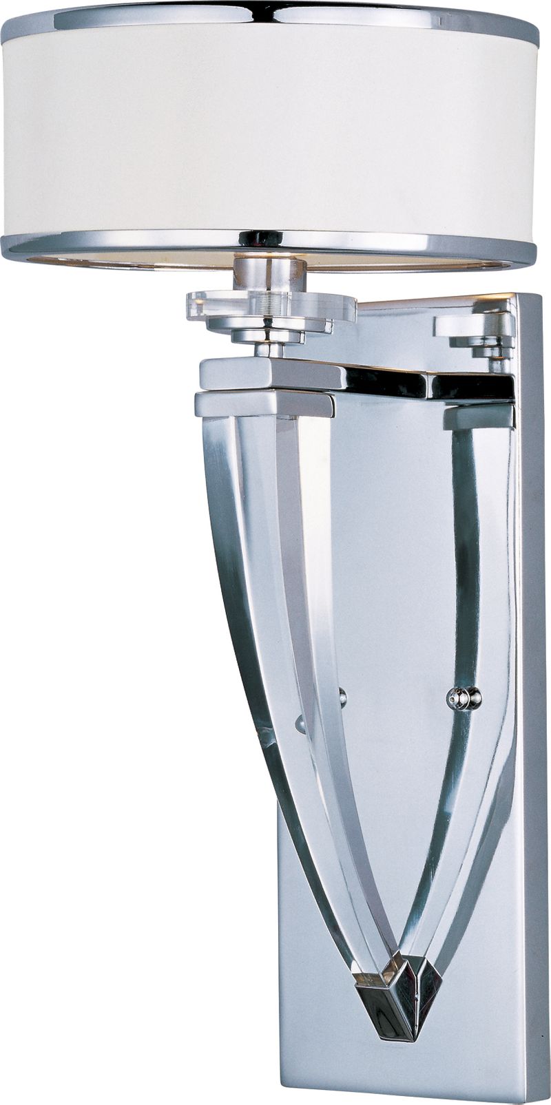 Metro 17.5' Single Light Wall Sconce in Polished Chrome